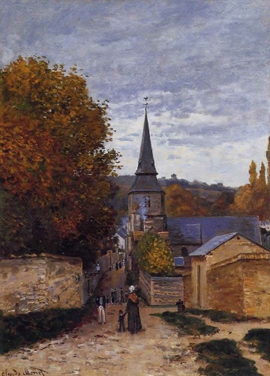 Claude Monet Street in Sainte-Adresse